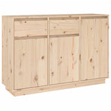 Sideboard 110x34x75 cm Solid Wood Pine - Front View