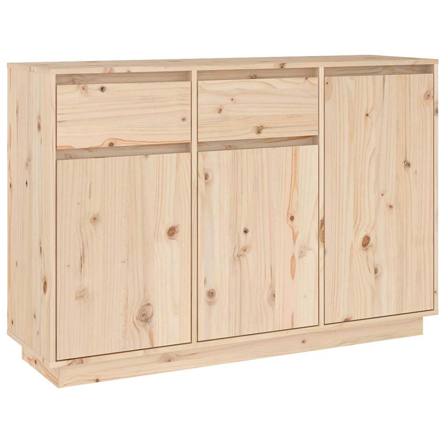 Sideboard 110x34x75 cm Solid Wood Pine