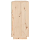 Sideboard 110x34x75 cm Solid Wood Pine - Top-Down View