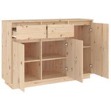 Sideboard 110x34x75 cm Solid Wood Pine - 45-Degree Angle