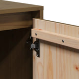 TV Cabinet Honey Brown 74x35x44 cm Solid Wood Pine - Extra Image