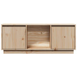 TV Cabinet 110.5x35x44 cm Solid Wood Pine - 45-Degree Angle