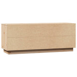 TV Cabinet 110.5x35x44 cm Solid Wood Pine - Low Angle
