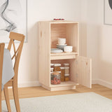 Sideboard 38x35x80 cm Solid Wood Pine - Close-Up Angle