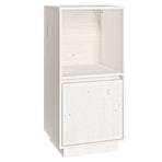 Sideboard White 38x35x80 cm Solid Wood Pine
