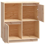 Sideboard 74x35x80cm Solid Wood Pine