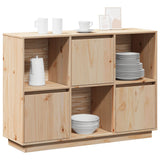 Sideboard 110.5x35x80 cm Solid Wood Pine - Top-Down View