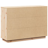 Sideboard 110.5x35x80 cm Solid Wood Pine - Extra Image