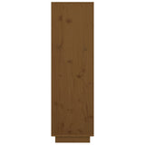 Highboard Honey Brown 38x35x117 cm Solid Wood Pine