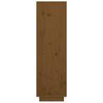 Highboard Honey Brown 38x35x117 cm Solid Wood Pine
