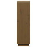 Highboard Honey Brown 74x35x117 cm Solid Wood Pine