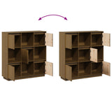 Highboard Honey Brown 110.5x35x117 cm Solid Wood Pine - Extra Image