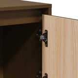 Highboard Honey Brown 110.5x35x117 cm Solid Wood Pine - Extra Image