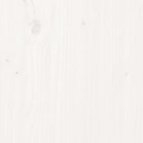 Bedside Cabinet White 60x34x51 cm Solid Wood Pine - Extra Image