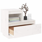 Bedside Cabinets 2 pcs White 60x34x51 cm Solid Wood Pine - Extra Image