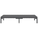 6 Piece Garden Lounge Set with Cushions Poly Rattan Dark Grey