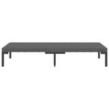 11 Piece Garden Lounge Set with Cushions Poly Rattan Dark Grey