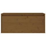 2 Piece TV Cabinet Set Honey Brown Solid Wood Pine