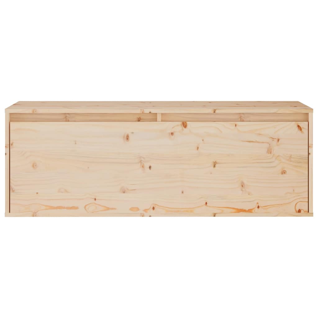 2 Piece TV Cabinet Set Solid Wood Pine