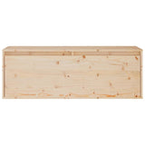 2 Piece TV Cabinet Set Solid Wood Pine