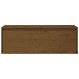 TV Cabinets 2 pcs Honey Brown Solid Wood Pine