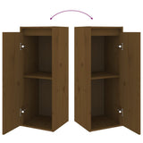 TV Cabinets 2 pcs Honey Brown Solid Wood Pine - Extra Image