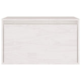 TV Cabinets 3 pcs White Solid Wood Pine