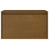 TV Cabinets 3 pcs Honey Brown Solid Wood Pine - Rear View