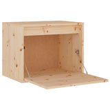 TV Cabinets 3 pcs Solid Wood Pine - Close-Up Angle