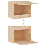 TV Cabinets 3 pcs Solid Wood Pine - Low Angle
