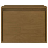 TV Cabinets 3 pcs Honey Brown Solid Wood Pine - Close-Up Angle