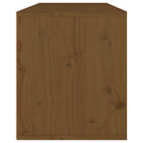 TV Cabinets 3 pcs Honey Brown Solid Wood Pine