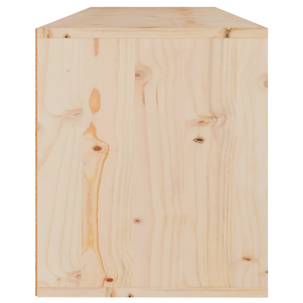 TV Cabinets 3 pcs Solid Wood Pine