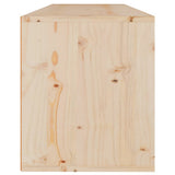TV Cabinets 3 pcs Solid Wood Pine