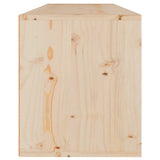 TV Cabinets 3 pcs Solid Wood Pine - Close-Up Angle