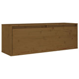 TV Cabinets 3 pcs Honey Brown Solid Wood Pine - 45-Degree Angle