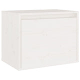 TV Cabinets 4 pcs White Solid Wood Pine - 45-Degree Angle