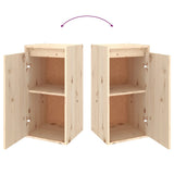 TV Cabinets 3 pcs Solid Wood Pine