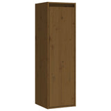 TV Cabinets 3 pcs Honey Brown Solid Wood Pine