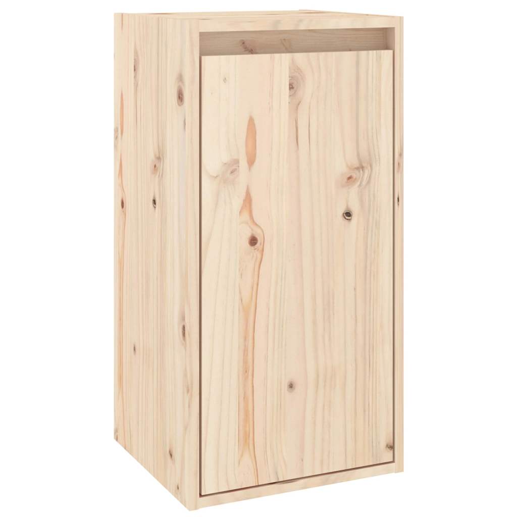 4 Piece TV Cabinet Set Solid Wood Pine