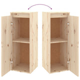 TV Cabinets 4 pcs Solid Wood Pine