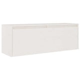 TV Cabinets 6 pcs White Solid Wood Pine
