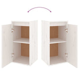 TV Cabinets 6 pcs White Solid Wood Pine - Extra Image