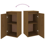 6 Piece TV Cabinet Set Honey Brown Solid Wood Pine - Extra Image