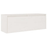 TV Cabinets 5 pcs White Solid Wood Pine