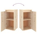 TV Cabinets 5 pcs Solid Wood Pine