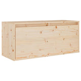 4 Piece TV Cabinet Set Solid Wood Pine - 45-Degree Angle