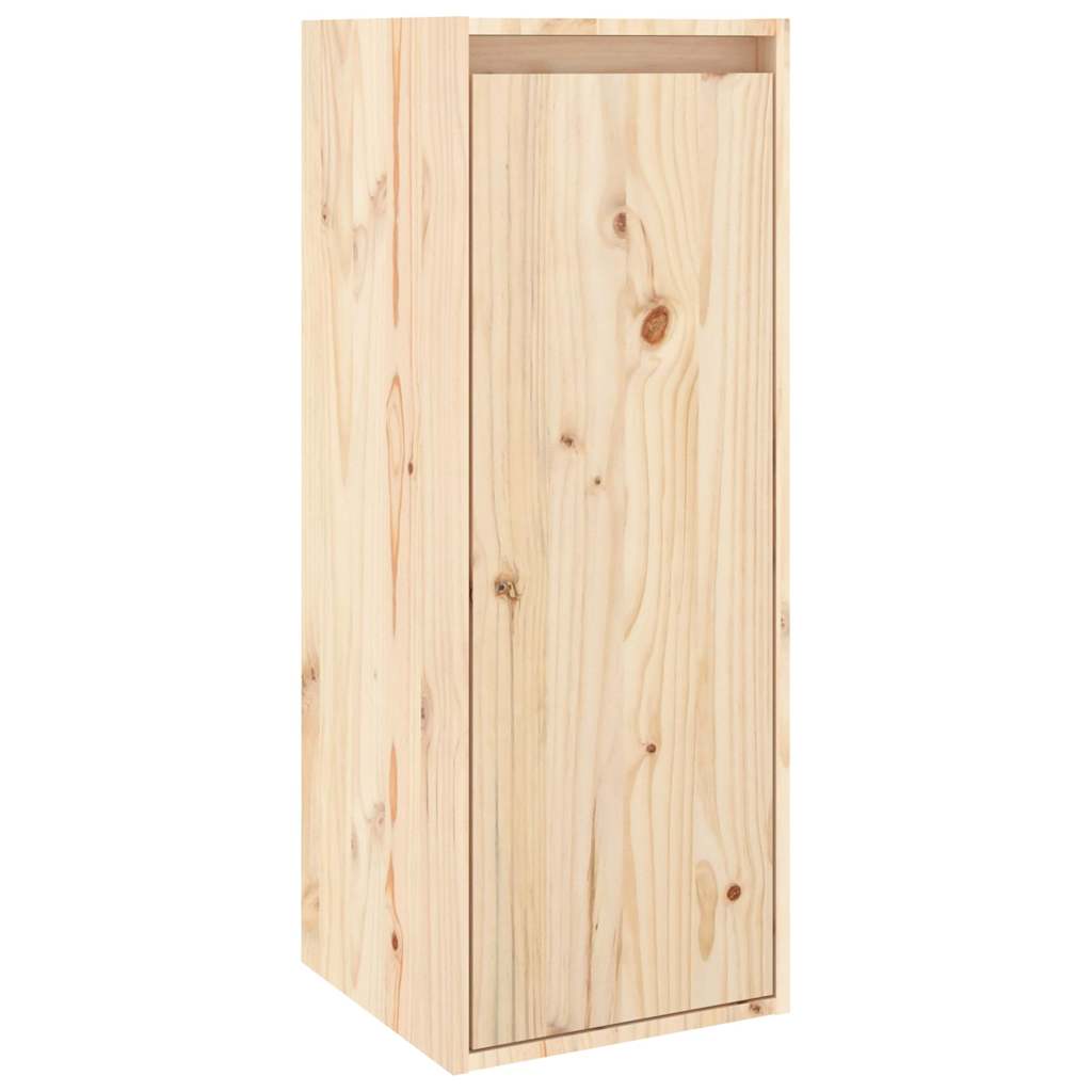 4 Piece TV Cabinet Set Solid Wood Pine