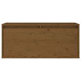 TV Cabinets 4 pcs Honey Brown Solid Wood Pine