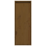 TV Cabinets 4 pcs Honey Brown Solid Wood Pine